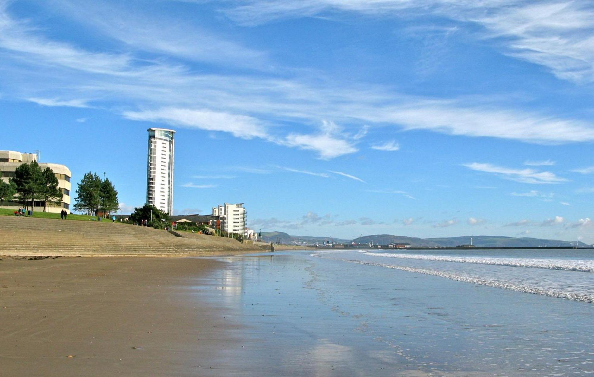 Coastline Apt Nearby The Beach Swansea Dış mekan fotoğraf